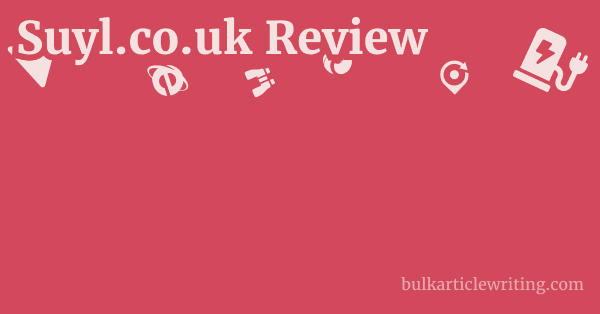 Suyl.co.uk Review 1 by Partners