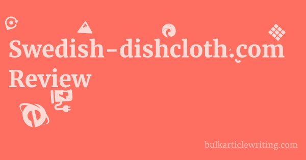 Swedish-dishcloth.com Review 1 by