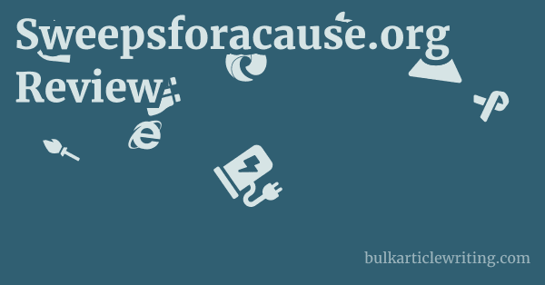 Sweepsforacause.org Review 1 by
