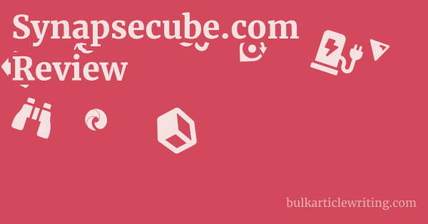 Synapsecube.com Review 1 by