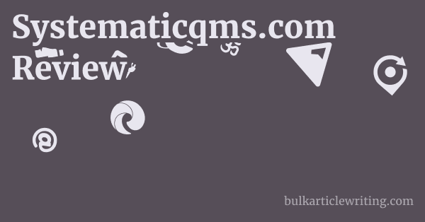 Systematicqms.com Review 1 by Partners