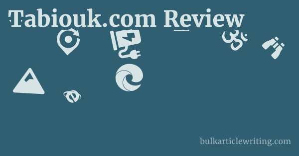 Tabiouk.com Review 1 by