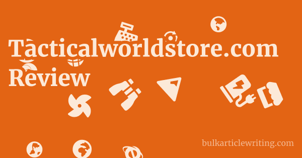 Tacticalworldstore.com Review 1 by