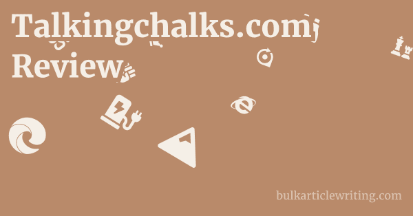 Talkingchalks.com Review 1 by