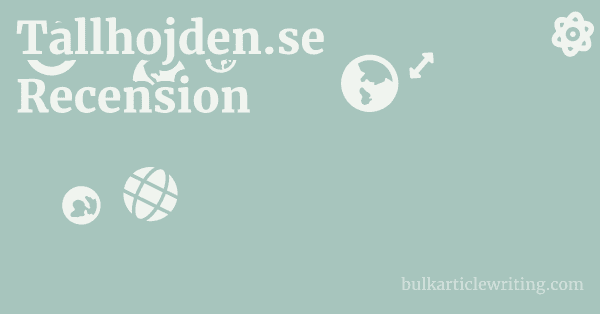 Tallhojden.se Recension 1 by