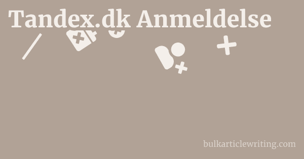 Tandex.dk Anmeldelse 1 by