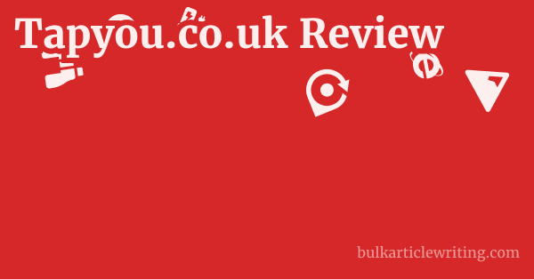 Tapyou.co.uk Review 1 by