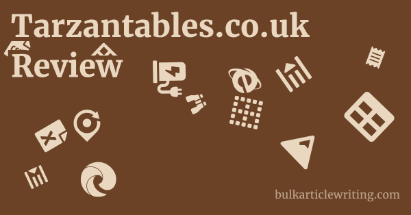 Tarzantables.co.uk Review 1 by