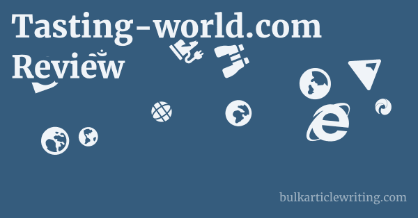 Tasting-world.com Review 1 by