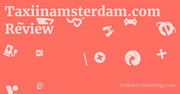 Taxiinamsterdam.com Review 1 by Partners