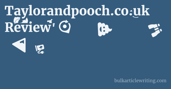 Taylorandpooch.co.uk Review 1 by