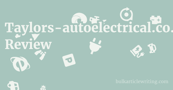 Taylors-autoelectrical.co.uk Review 1 by