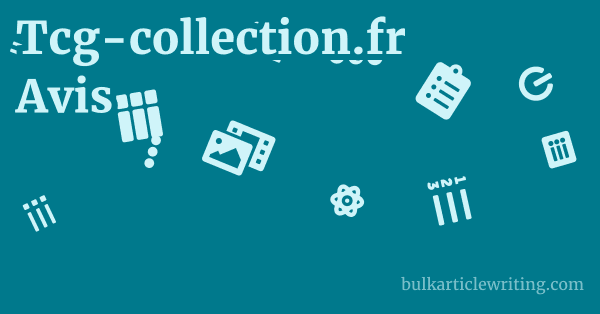 Tcg-collection.fr Avis 1 by