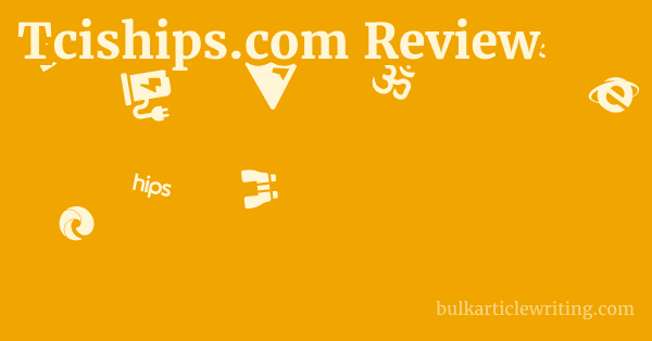 tciships.com FAQ 1 by
