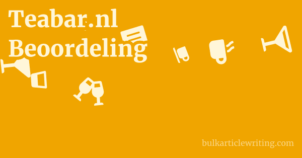 Teabar.nl Beoordeling 1 by