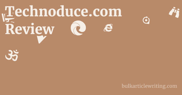 Technoduce.com Review 1 by