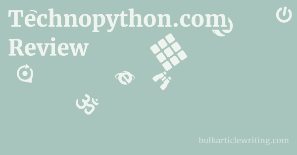 Technopython.com Review 1 by Partners