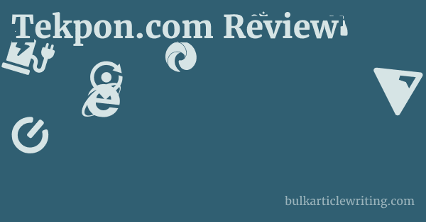 Tekpon.com Review 1 by
