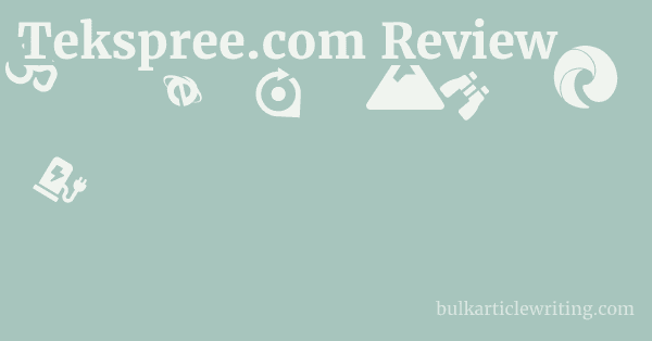 Tekspree.com Review 1 by
