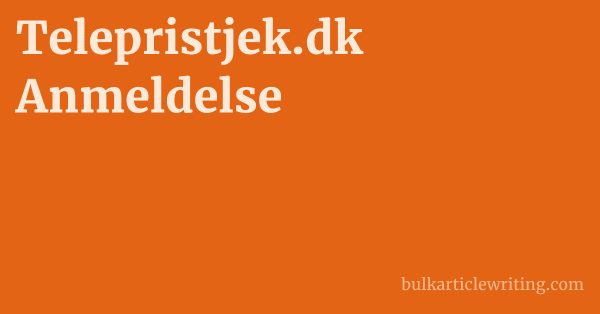 Telepristjek.dk Anmeldelse 1 by