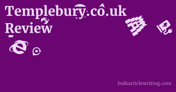 Templebury.co.uk Review 2 by Templebury.co.uk Review 1 by