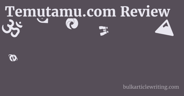 Temutamu.com Review 1 by