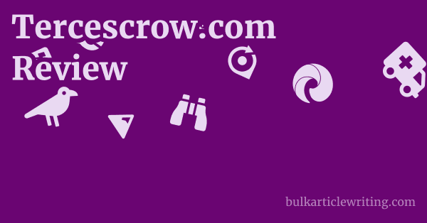 Tercescrow.com Review 1 by