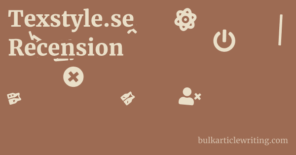 Texstyle.se Recension 1 by
