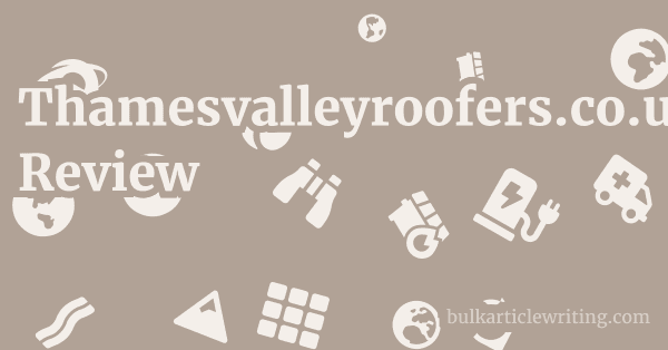 Thamesvalleyroofers.co.uk Review 1 by Partners