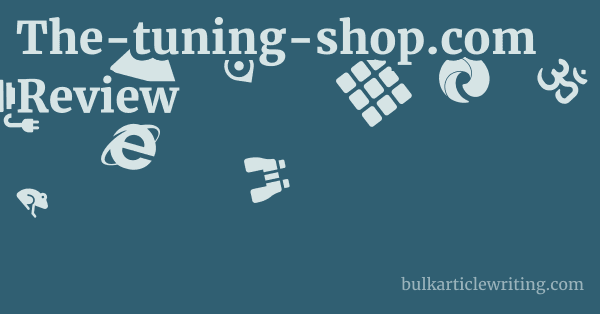 The-tuning-shop.com Review 1 by