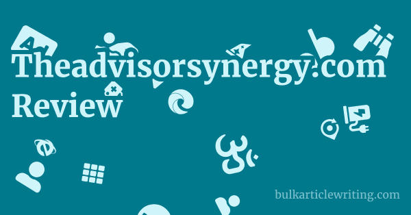 Theadvisorsynergy.com Review 1 by