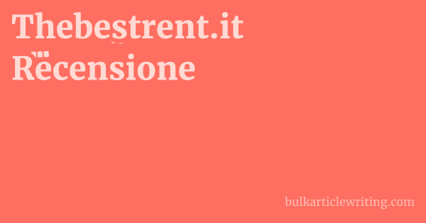 Thebestrent.it Recensione 1 by