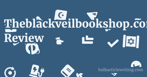 Theblackveilbookshop.com.au Review 1 by Partners