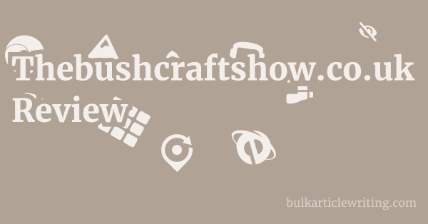 Thebushcraftshow.co.uk Review 1 by