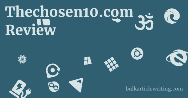 Thechosen10.com Review 1 by Partners