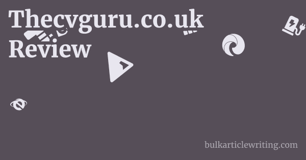 Thecvguru.co.uk Review 1 by Partners