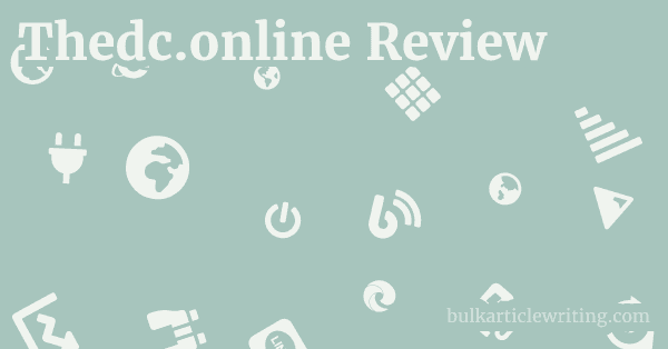 Thedc.online Review 1 by