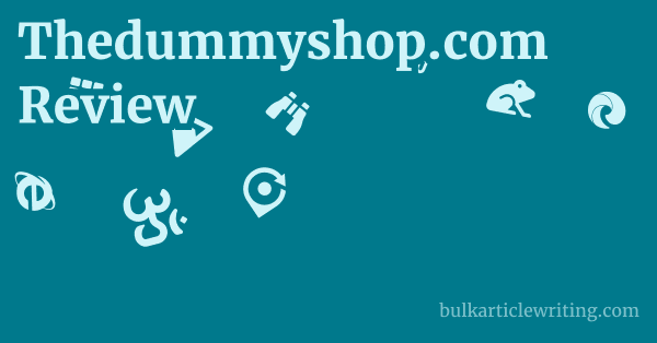 Thedummyshop.com Review 1 by