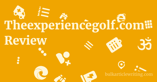 Theexperiencegolf.com Review 1 by