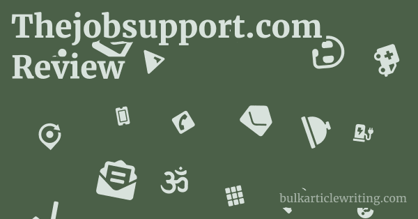 Thejobsupport.com Review 1 by