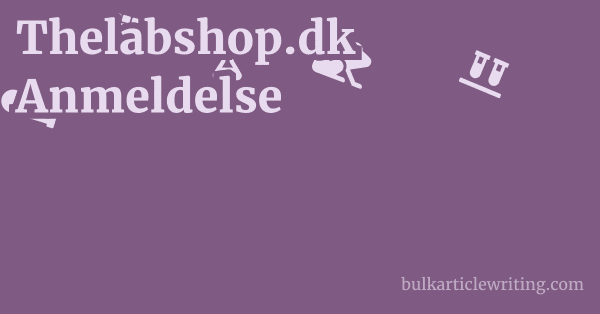 Thelabshop.dk Anmeldelse 1 by Partners
