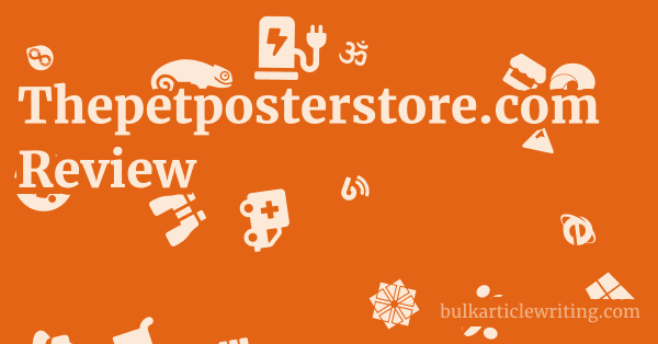 Thepetposterstore.com Review 1 by