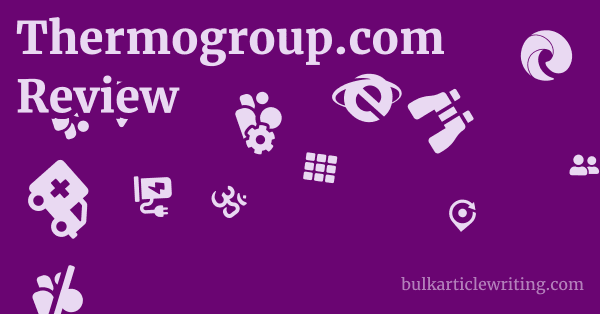 Thermogroup.com Review 1 by