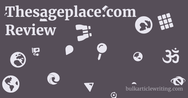 Thesageplace.com Review 1 by
