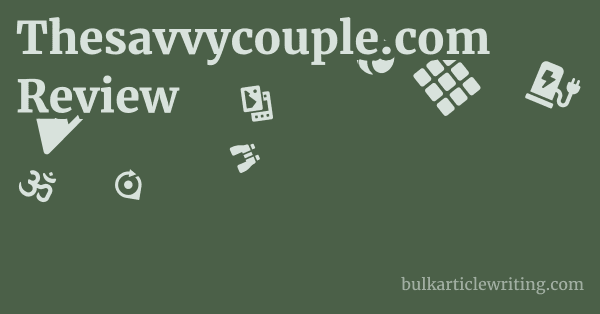 Thesavvycouple.com Review 1 by