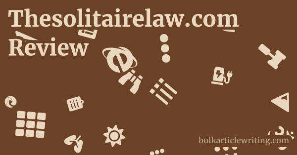 Thesolitairelaw.com Review 1 by