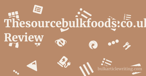 Thesourcebulkfoods.co.uk Review 1 by Partners
