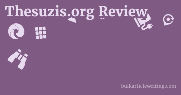 Thesuzis.org Review 1 by