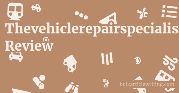 Thevehiclerepairspecialist.co.uk Review 1 by