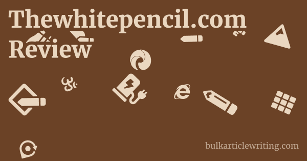 Thewhitepencil.com Review 1 by